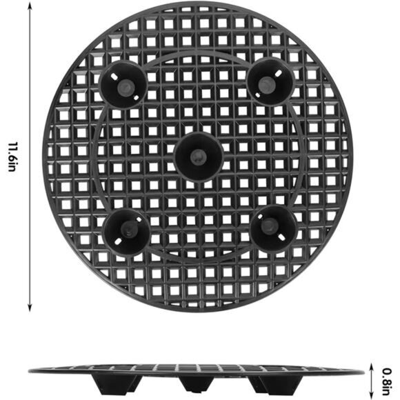 6 Pcs Big Potted Plant Stands - 12 Inch Patio & Deck Floor Protector,Plant - Picture 2 of 7